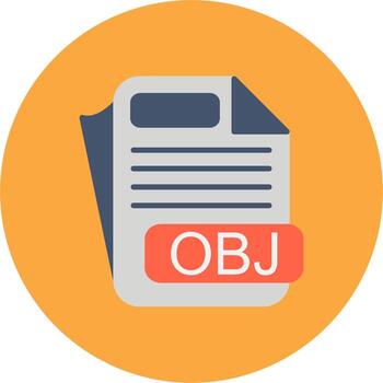 OBJ Mobile App Object vector