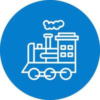 Locomotive Bright Toned UI Visual vector