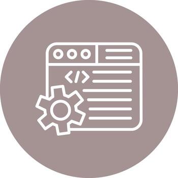 Web Programming Minimal User Interface Element vector