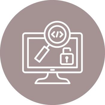 Open Source Thin Outlined Line Element vector