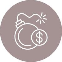 Bomb Custom UI Line Element vector