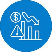 Crisis Modern Color Graphic Symbol vector