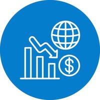 Recession Gradient Themed UI Symbol vector