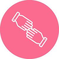 Help Geometric Mobile App Mark vector