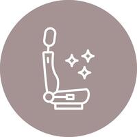 Car Seat Illustrated Design Concept Graphic vector