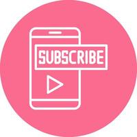 Subscribe Isometric Web Graphic Illustration vector