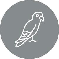 Parrot Muted UI Tone Element vector