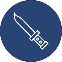 Knife Based UI Badge vector
