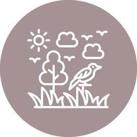 Forest Smooth Mobile App Visual vector