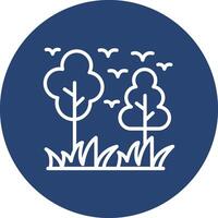 Nature Futuristic Interface Design Mark vector