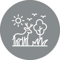 Animal Minimal Interface Design Badge vector