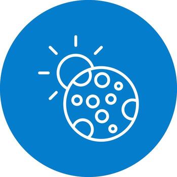 Eclipse Shadowed Flat UI Design vector