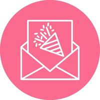 New Year Card Gradient Themed UI Symbol vector