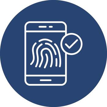 Smartphone Minimal UI Art Object vector