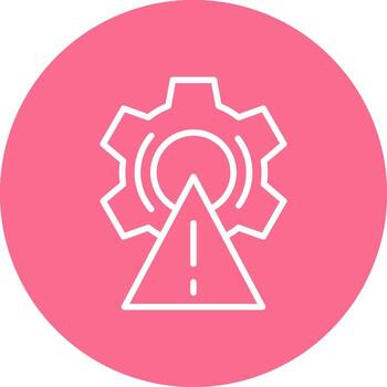 riesgo agudo afilado ui visual vector