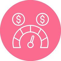 Credit score Smooth Modern UI Symbol vector