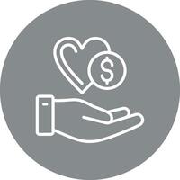 Charity Web Based Design Element vector