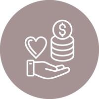 Give Money Code Based UI Symbol vector