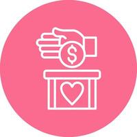 Donate Responsive App Design Shape vector