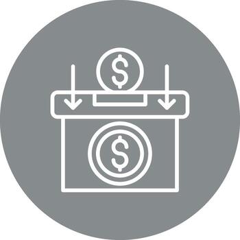 Insert coin Muted Color UI Design vector