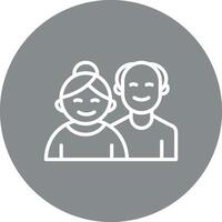 Old People User Friendly UI Drawing vector