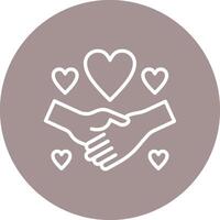 Holding Hands Illustrated Design Concept Graphic vector