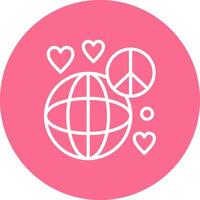 World peace User Friendly UI Drawing vector
