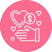 Donation Color Enhanced UI Graphic vector