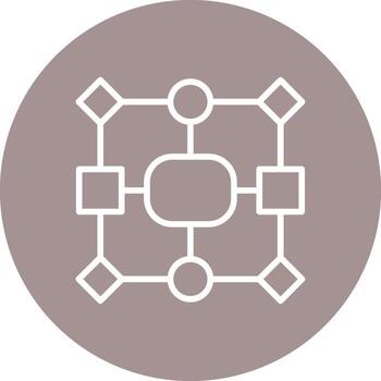 Data model Modern Digital Tech Object vector