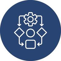 Predictive modeling Creative Graphic Grid Symbol vector