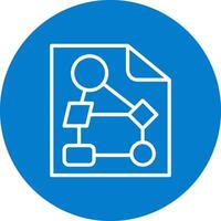 Data Geometric Mobile App Mark vector