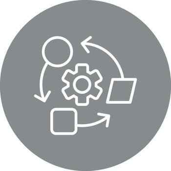 Adaptation Color Block Style Badge vector