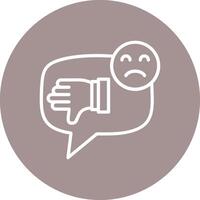 Negative Comment Gradient Based Color Form vector