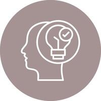 Creative mind Vivid Color App Element vector
