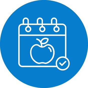 Diet Color Block Style Badge vector