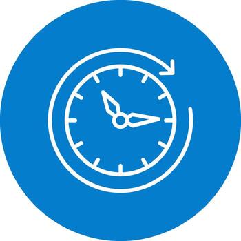 Clockwise Web Style UI Graphic vector