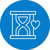 Hourglass 3D Rendered Design Symbol vector