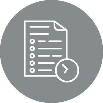 Bullet list Vibrant Visual UI Object vector