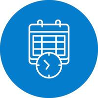 Clock Modern Graphic Shape Design vector