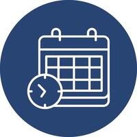 Timetable User Interface Graphic Mark vector