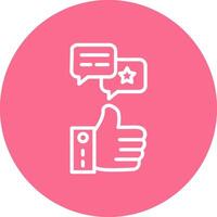 Feedback Creative Graphic Grid Symbol vector