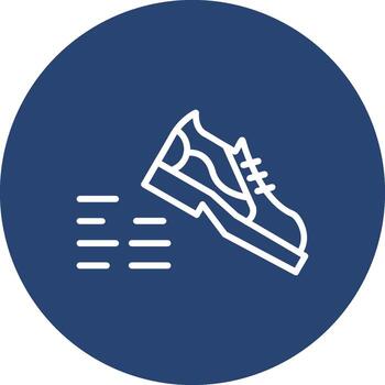 Running Sharp Edged UI Visual vector