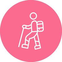 Trekker Web Style UI Graphic vector