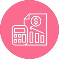 Accounting Stylish UX Design Piece vector