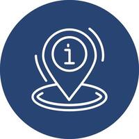 Info Center Location Modern Digital Tech Element vector