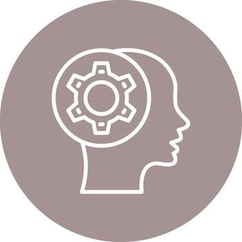 Cogwheel Smooth Mobile App Visual vector