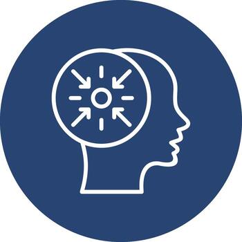 Concentration Vivid Color App Element vector