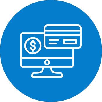 Payment Method Responsive App Design Shape vector