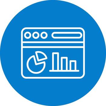Statistics Based UI Badge vector