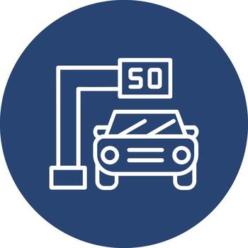 tráfico cámara código establecido ui símbolo vector